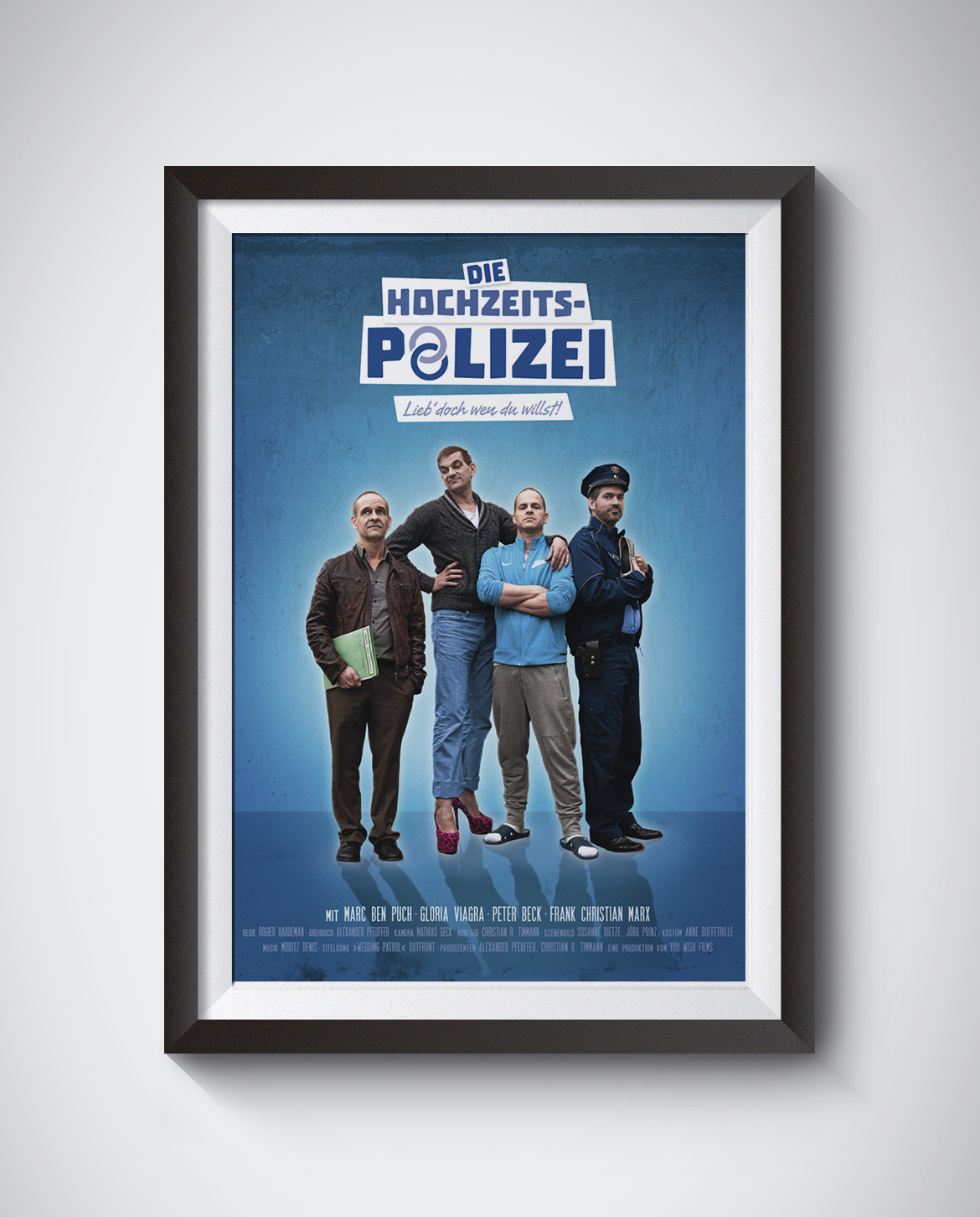 Grafik Design für den Film »Die Hochzeitspolizei«