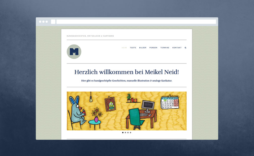Neue Website für Meikel Neid.