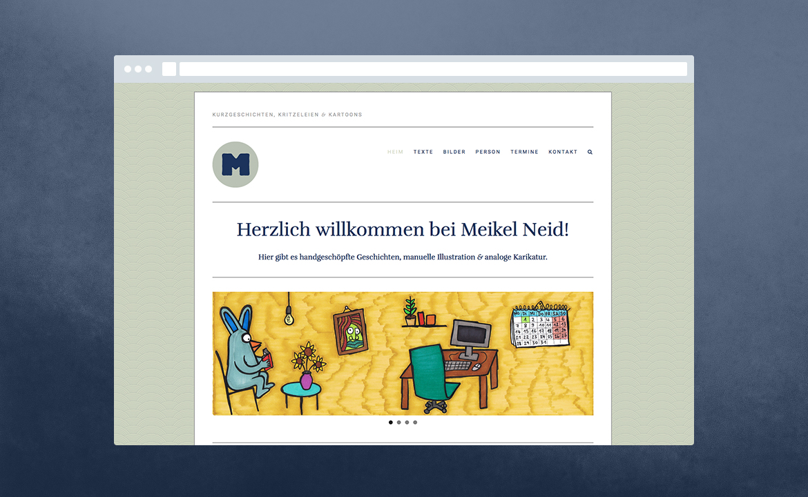 Neue Website für Meikel Neid