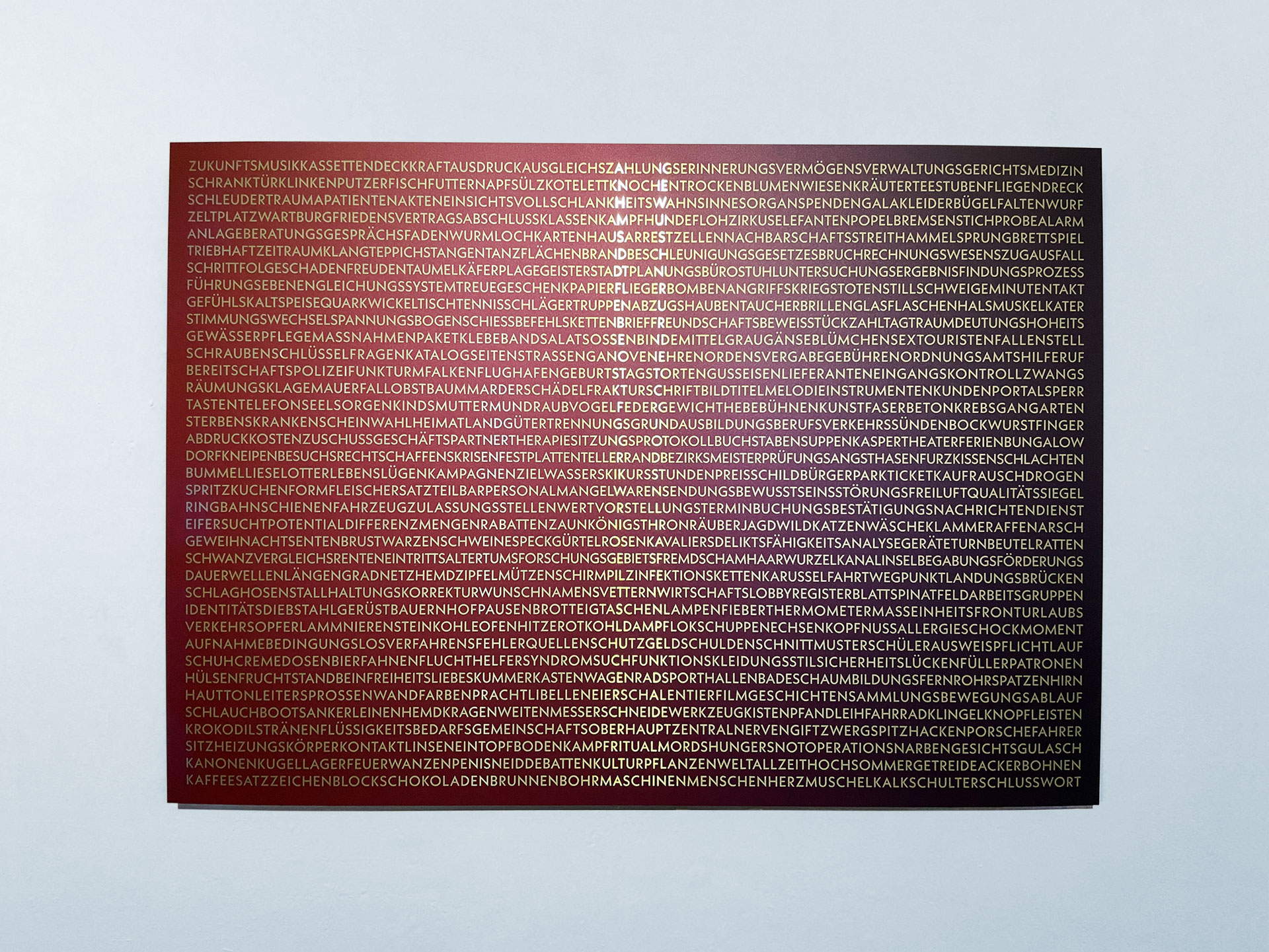 »Taumelkäferplage« Druck auf Alu-Dibond, freie Arbeit von Franz-Christian Ossig und Meikel Neid für die Ausstellung »Begegnungen« in der Neurotitan Galerie Berlin.