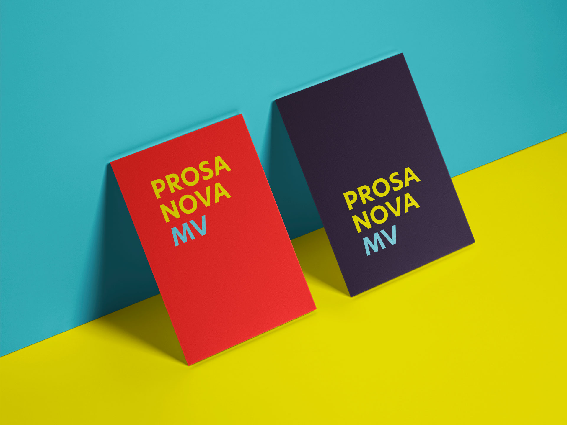 Branding des Literaturfestival Prosanova MV gestaltet von Ossig Design aus Berlin.