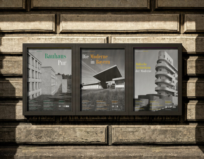 Plakatserie für den Berliner Fotografen Jean Molitor, gestaltet von Ossig Design.