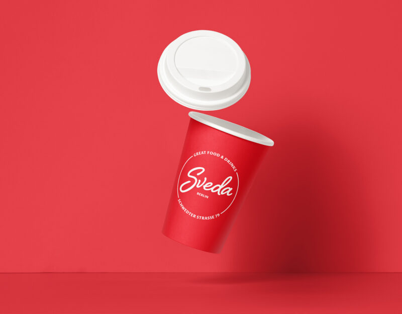 Corporate Design für das Berliner Cafe Sveda gestaltet von Ossig Design.